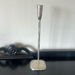 Pottery Barn Silver Candle Stick